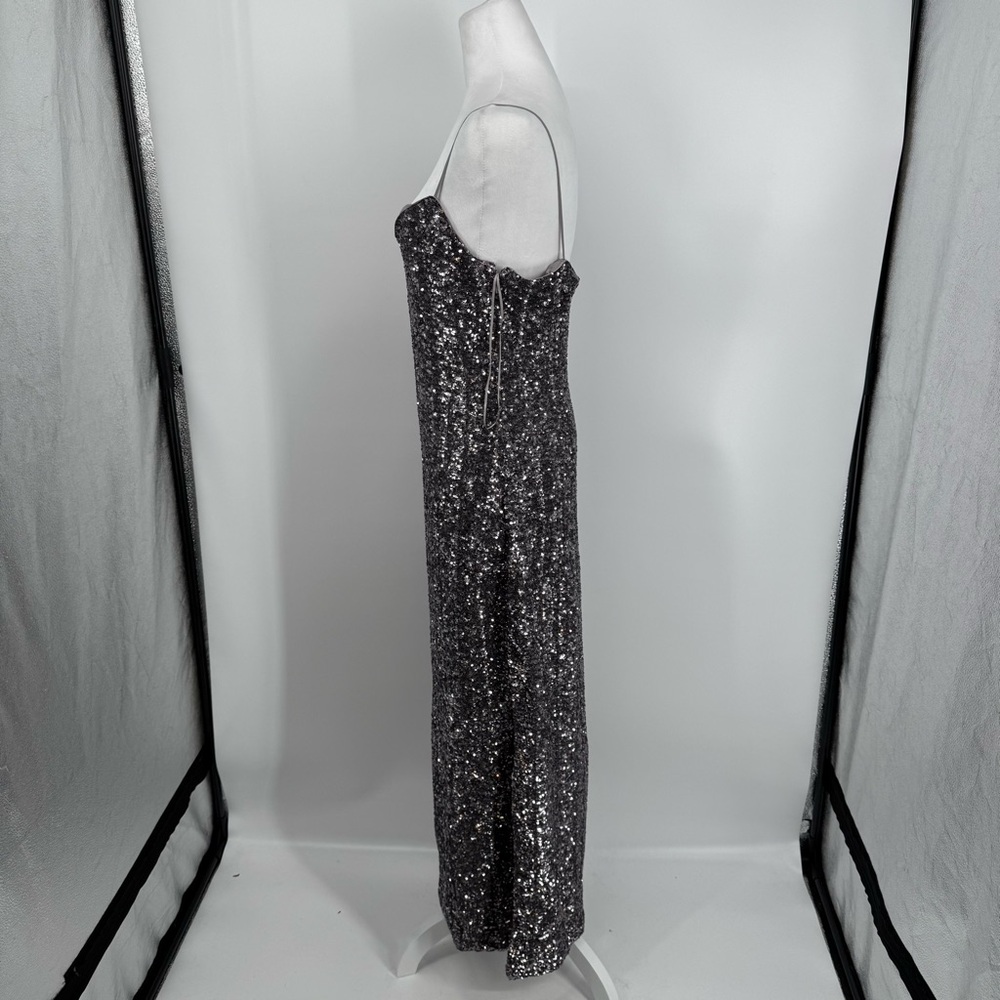 NWT J.Crew Collection Sequin floor-length slip dress - Picture 11 of 16
